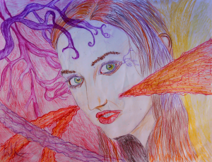 Title: Colorful Dreams DinA3 Colored Pencils and Pastel 2013 